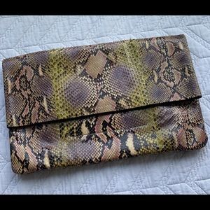 Michael KORS Collection Python Clutch